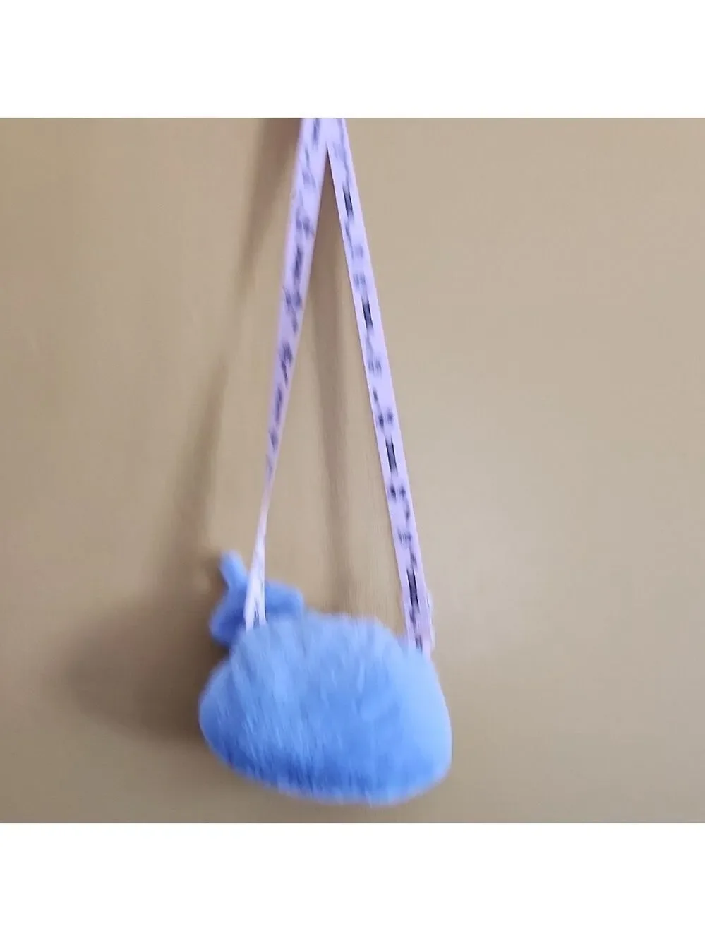 Blue Plush Character‎ Kids Bag